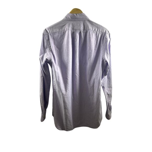 Ralph Lauren Slim Fit Stretch Oxford Shirt 15/38 Lavender Button Down - Picture 7 of 8